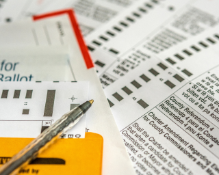 voter registration paperwork
